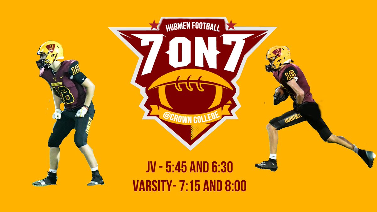 Week two of 7 on 7 will be tomorrow.  We need all the guys we can get. Let’s get out there and compete!