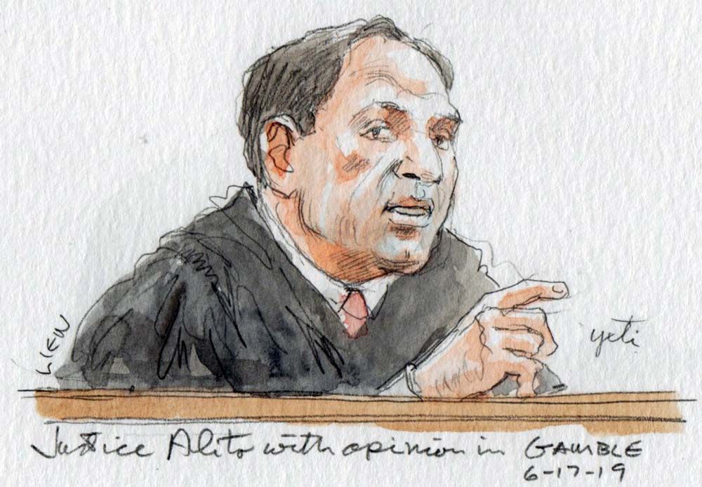 LukeRioux's tweet photo. Bogota to the supreme: Gamble v US comes out the wrong way. Big ups to Gorsuch and RBG for keepin' it real. - SCOTUSblog https://t.co/F8Vc5flEiv https://t.co/ITzM225dIY