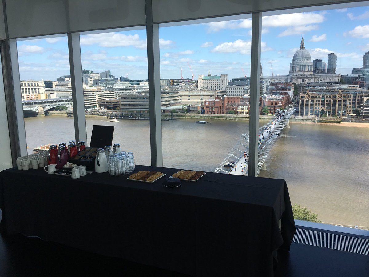 PaulBRamsbottom's tweet photo. A room with a view @Tate for my final meeting chairing #FoundationsForum. And a wonderful talk from @DawnJAustwick ... https://t.co/Eewsv7kn8m