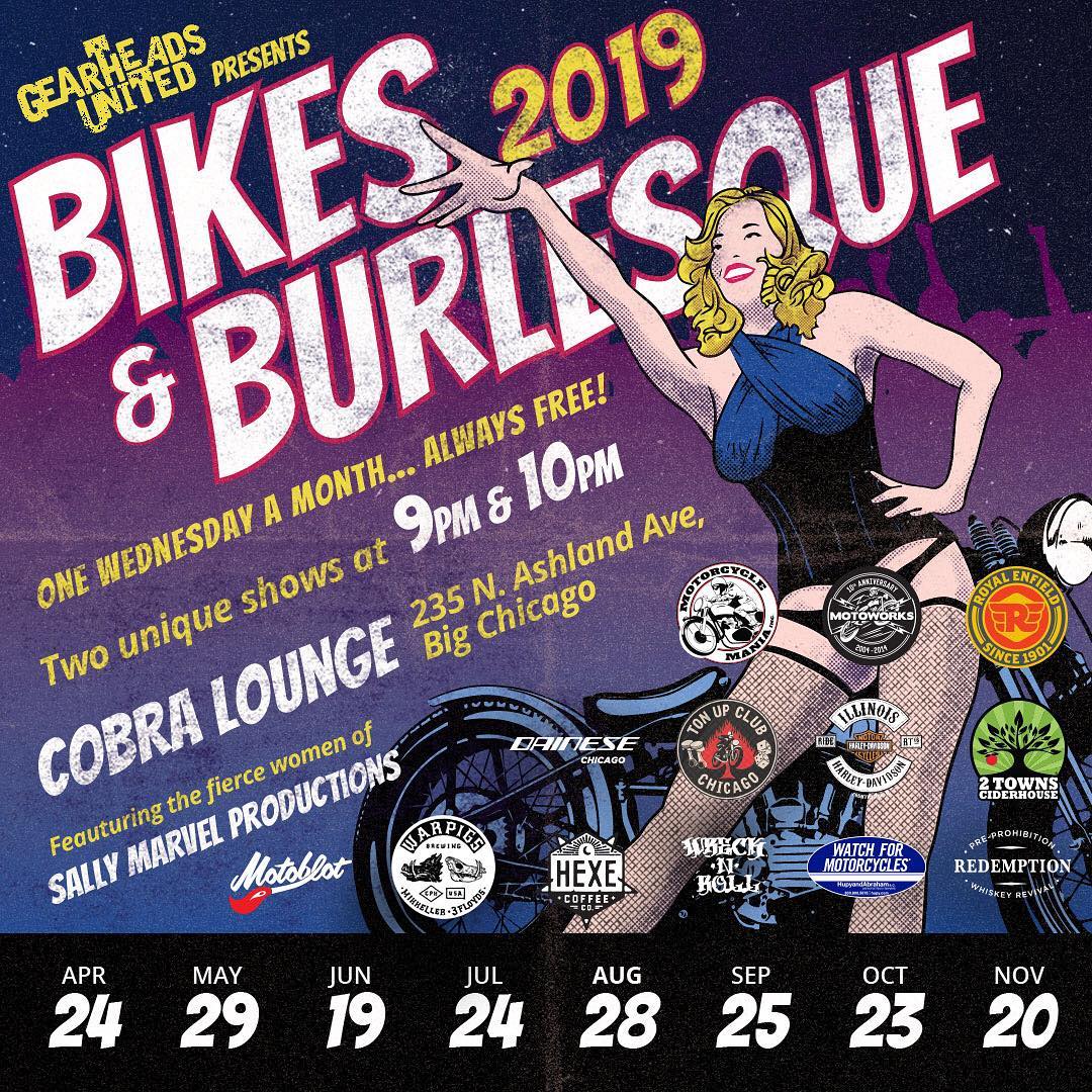Sally Marvel on Twitter "WED. 6/19 Bikes and Burlesque at