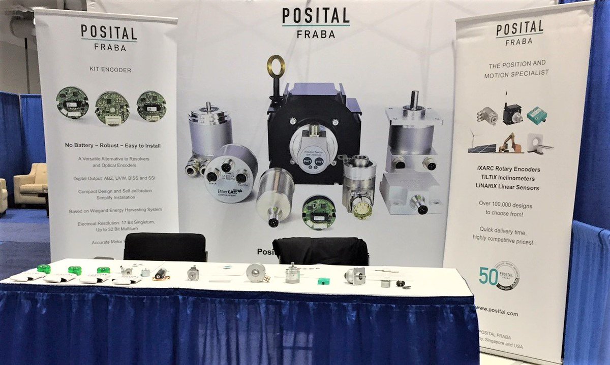 POSITAL is at TechConnect World 2019 in Boston! Stop by booth 309 to learn about the latest innovations in our battery-less kit encoders! ow.ly/9i9g50uGmZn