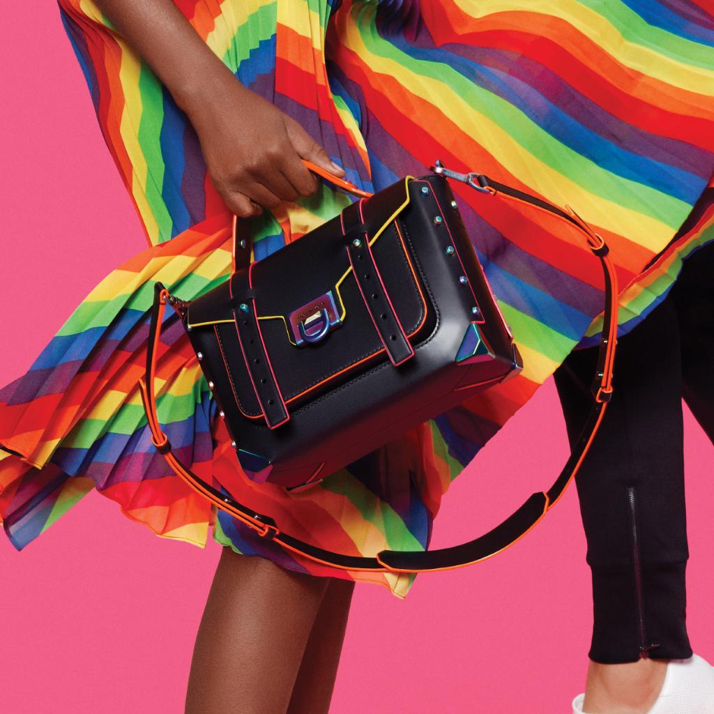 michael kors rainbow purse