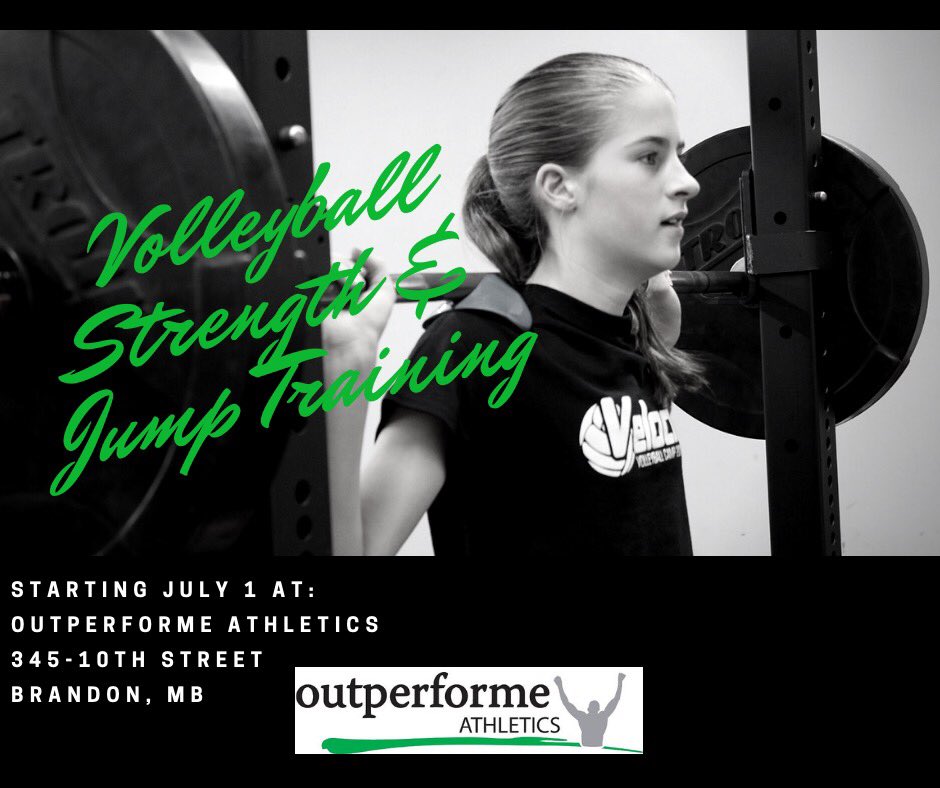 outperforme's tweet photo. Volleyball Strength & Jump Training starts 2 weeks from today! #JoinOPA https://t.co/0RwKR0B1lu