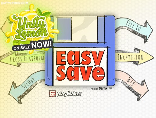 UnityLemon's tweet image. Easy Save - The Complete Save & Load Asset is on sale !!! Only $24.99 #unitylemon #unity #assetstore #sales assetstore.unity3d.com/en/#!/content/…