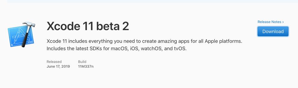 MoureDev's tweet image. Ya está aquí! #Xcode11 beta 2.... DESCARGANDO!