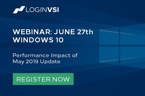 LoginVSI's tweet image. Join our webinar next week and learn all about major Windows 10 update: May 2019 (version 1903): ow.ly/jklw50uGnJj #windows10 #CitrixVirtualApps #VMwareHorizon  #MicrosoftRDS