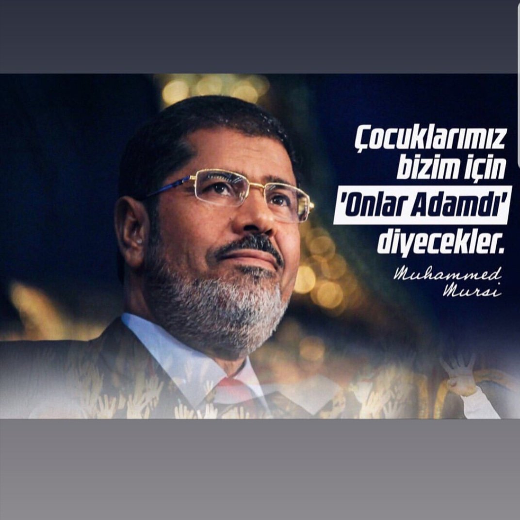 Şehadetin mübarek olsun. Kutlu Şehid. #محمد_مرسي