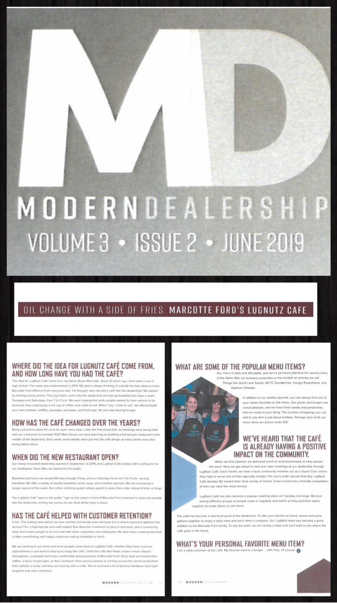 Have you been to LugNutz Cafe yet ? Modern Dealership caught on to the excitement.  Check out the article they wrote.  What are you waiting for, we are open for breakfast and lunch?