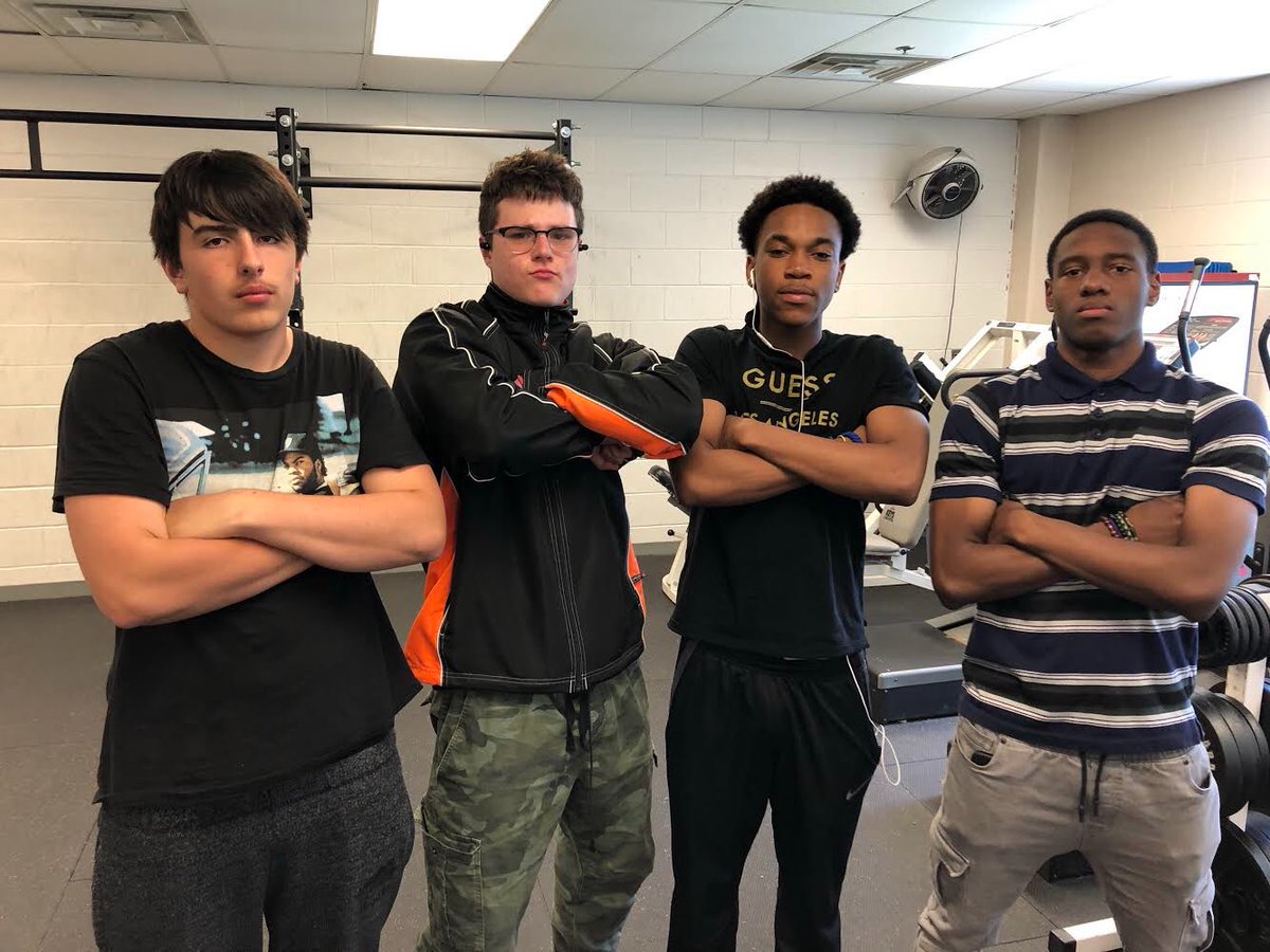 We announced our winners in #PAF2O today. #Workhorse Award for Most Improved (Eddie); James Lawrence Award for #Fittest Man (Austin); Team Challenge Award (Team Stripes). Also had our captains pic!  Congrats to all! <a href="/OttCatholicSB/">Ottawa Catholic School Board</a> <a href="/StPeterOCSB/">St. Peter High School</a> <a href="/IronCowboyJames/">James Lawrence</a> #push