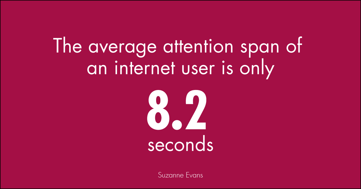 sbestdesigns's tweet photo. Attention spans are getting shorter and shorter, your website needs to grab your ideal clients attention with a look that is clean and a message that tells them you are speaking to them and you can solve their problem. If your site isn't doing that you lose them in 8.2 seconds! https://t.co/wPlROSh3Rf