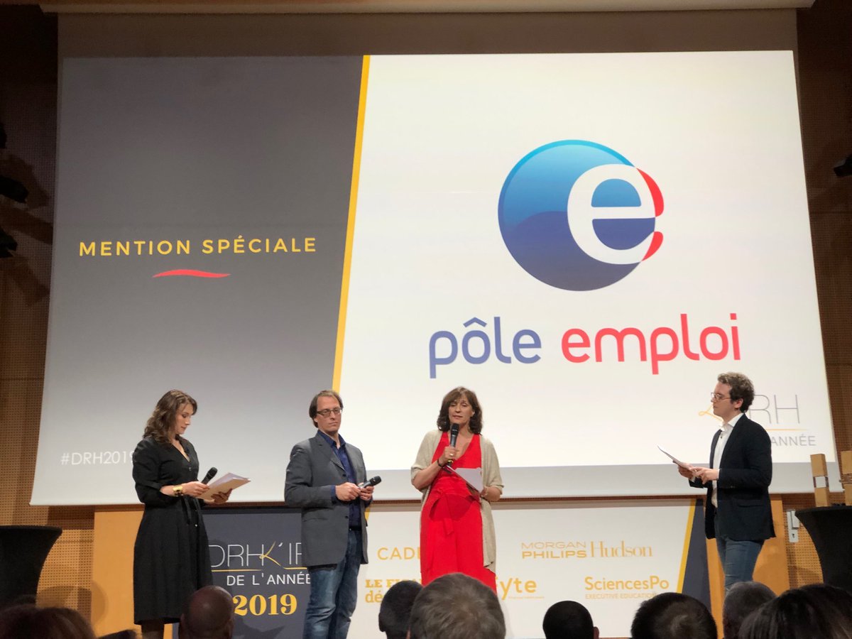 DRH de l’année 2019 Sciences Po : Pôle emploi prix spécial du jury avec le Nouveau Pari de la Confiance. En route pour la Performance Par la Confiance ❗️🙂