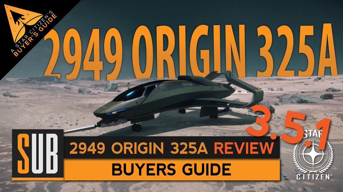SubliminaLsTV's tweet photo. 2949 Origin 325a Review | A Star Citizen's Buyer's Guide | Alpha 3.5.1

🛰️🚀https://t.co/JcgRgEAcTA🚀🛰️

#StarCitizen @RobertsSpaceInd @CloudImperium #Origin325a https://t.co/dly4azuHJF