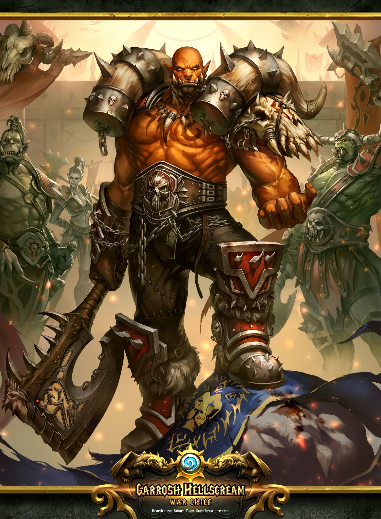 The Art Of Warcraft Garrosh Hellscream Fanart By Pansup Kim Artist Profile T Co Pqxb4hh3v8 Hearthstone Warrior Garroshhellscream Art Fanart Hsdecks Blizzcon T Co Gcgj4u6paj