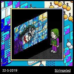 HabboStringeled's tweet photo. 🤡✨🌙
Jokers Starry Night
made in @Habbo
#habbo #habboart #joker #batman https://t.co/PSEJmPUxsq