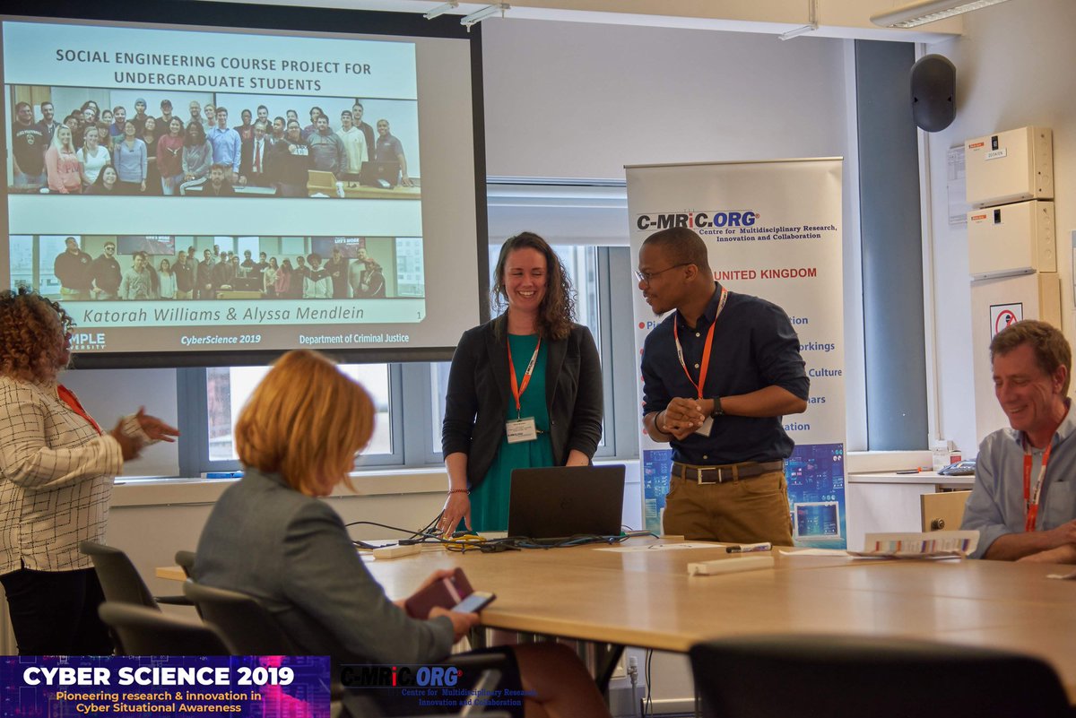 cmricorg's tweet photo. @jasonnurse enjoyed the company of @Prof_Rege and her students of @TempleUniv at the @IEEEorg #Cyberscience2019 #conference at @CompSciOxford @UniofOxford
#Awesome https://t.co/SCbMocAd4g