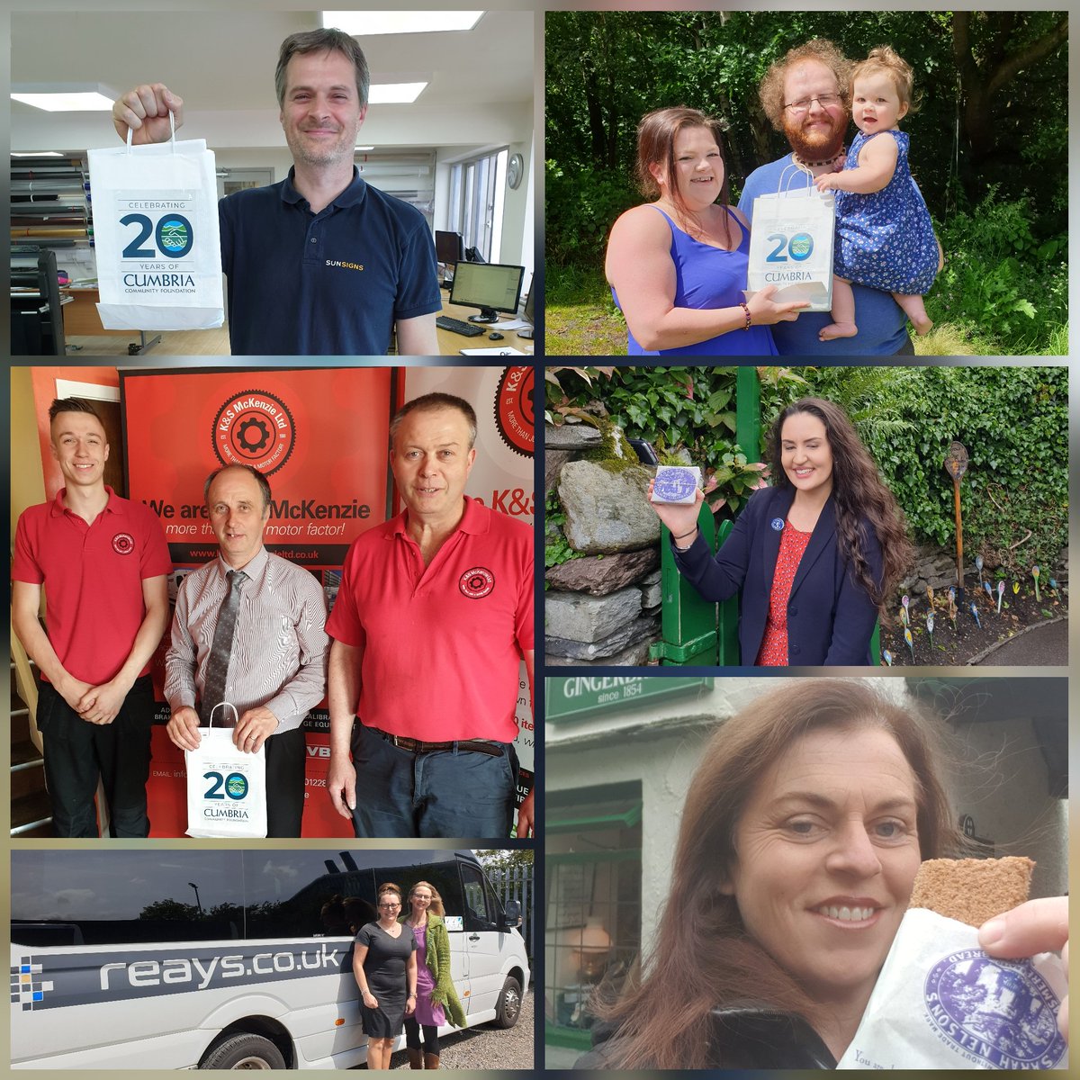 fambizcommunity's tweet photo. Day 1 of #FAMBIZ20 #CCF20 #Cumbria roadtrip complete. Thanks to @SunSignsKendal @BestGingerbread @KandSMcKenzie @SweetHeartsUK0 @ReaysCoachTours https://t.co/QslLHYAlzd