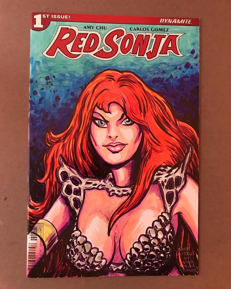 SamsComics's tweet photo. Head over to @nickjustusart for his $50 (+shipping) sketch cover sale!
#nickjustusart #sketch #sketchcover #comics #comicbooks #dccomics #marvel #dynamitecomics #superman #dceased #batman #redsonja https://t.co/lWVwZn3yp7