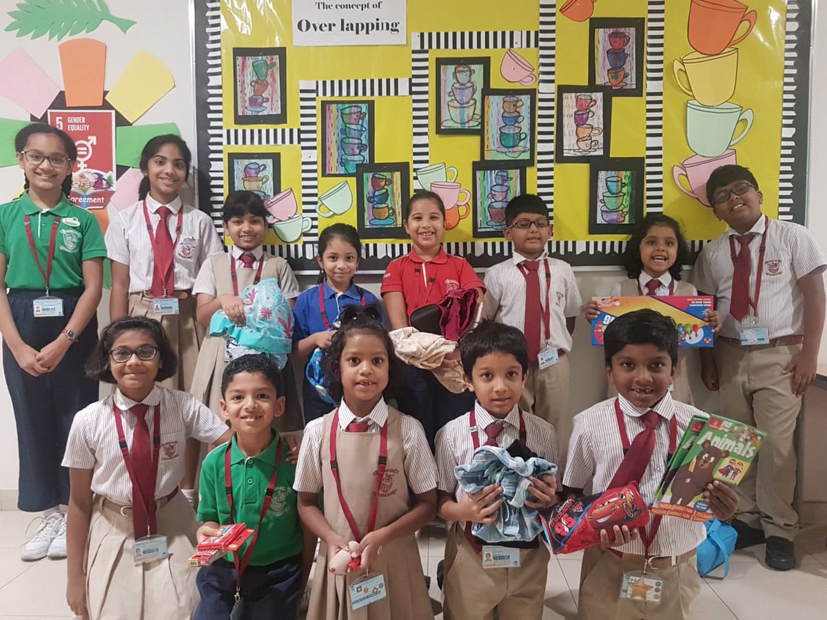 NMSPrimaryCOEIP's tweet photo. Our students are so passionate about making a difference. #Day2 #COEIPJune collection of toys, clothes, and stationery from #NMSPrimary towards #UNSustainableGoal 1 of ending poverty in all forms. @ShettySampoorna @gemsnms_alkhail @Fatima_Martin @Zahra_Gari https://t.co/QxzJ1NRbDO