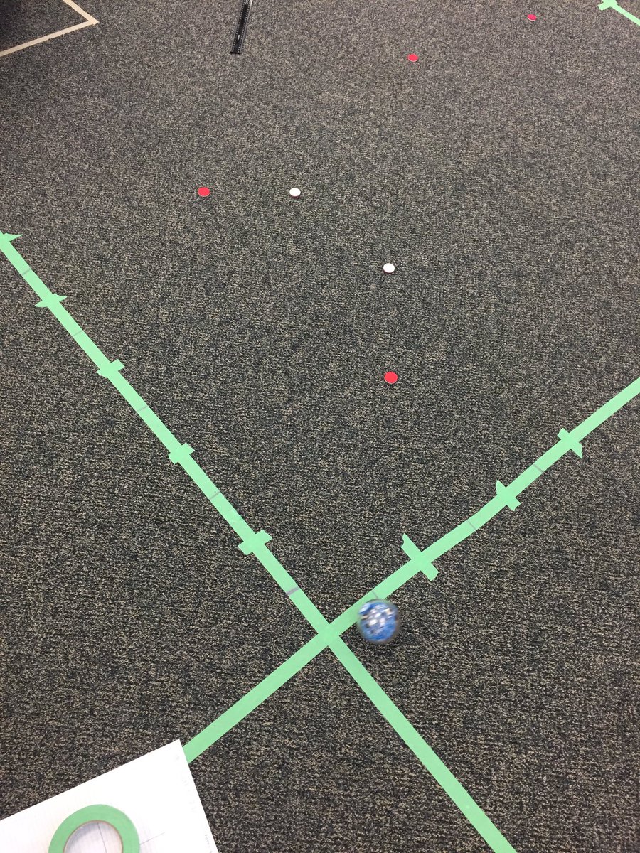 rebecca_ahlin's tweet image. Coordinate graphing and Spheros @brucetrailps  #grade7math
