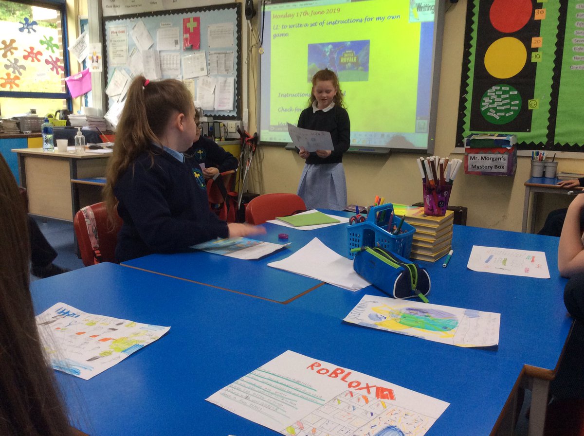 SJBPS11's tweet photo. What an exciting start to the week. Check out the Primary 4’s instructional game posters they created this morning. What a super bunch of talented young minds in our learning space! Ooh we also love sharing our work with our peers. #PracticalLiteracy https://t.co/BNYpk8NLOB