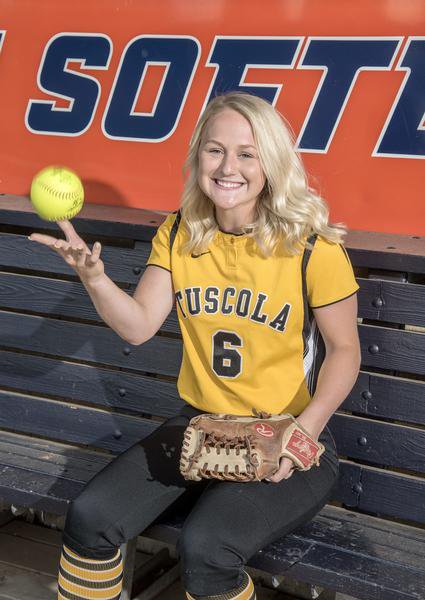 ngpreps's tweet photo. Announcing our 2019 All-Area softball first team ... starting with Natalie Bates of @TuscolaAD, who rebounded from an injury junior year to hit .495 with an area-best 50 steals and 24 RBI for a 29-win program #NGMedia https://t.co/dEPPmEnrI6