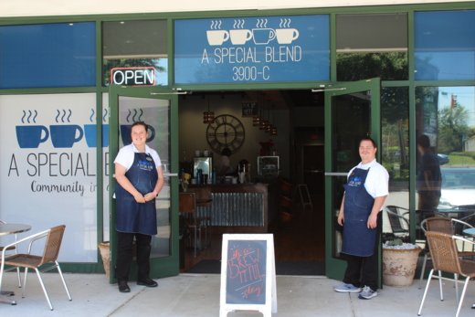 Our Cafe Crew members Amber and Chris are excited to invite you into A Special Blend. We open every weekday at 7:00am, see you soon!