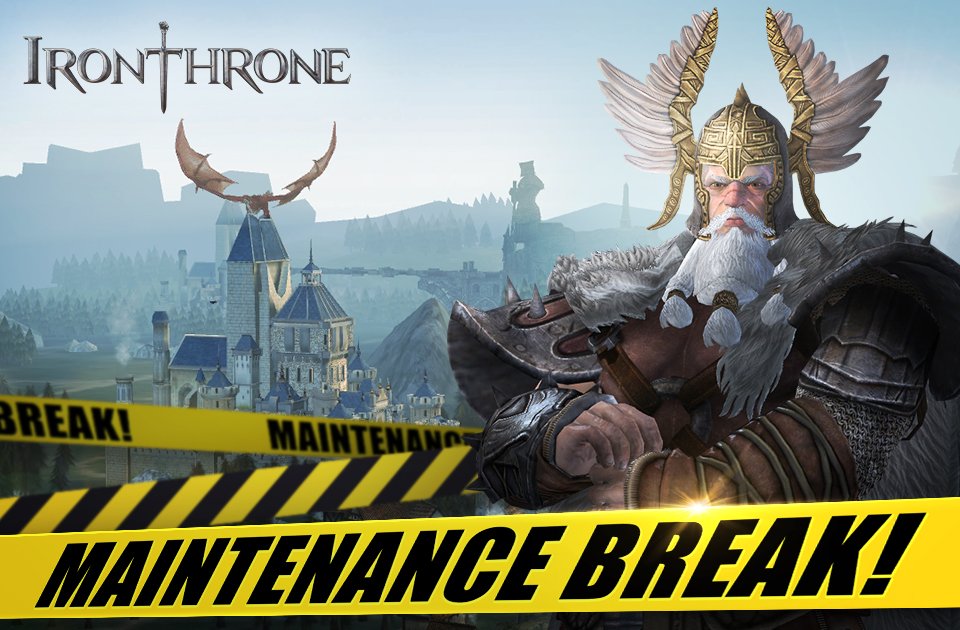Greetings Descendants!
Iron Throne, Official Community forum, and the Netmarble CS Center will briefly be closed for maintenance to improve server stability. #playIronThrone

Maintenance Schedule: 6/19 1:55 PM - 3:00 PM (PDT)

Click here for details: bit.ly/Itfnm6_17