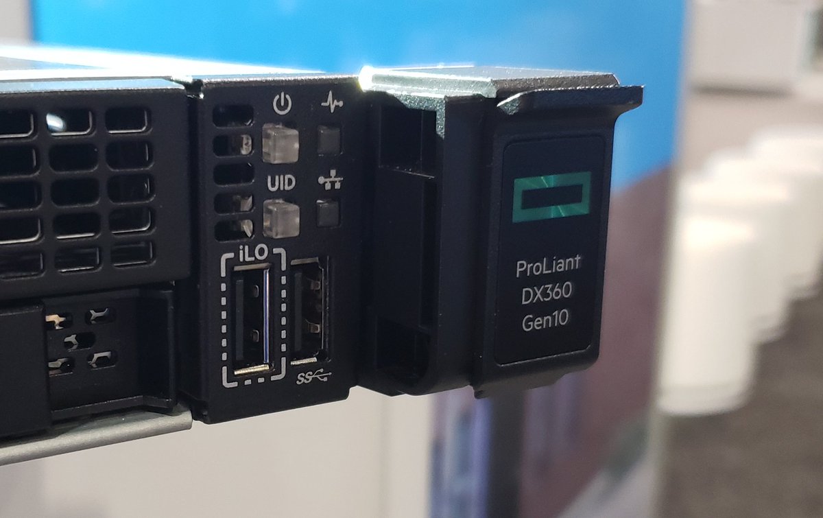 Catch a sneak peek up close + personal of the new DX appliance at booth #400  <a href="/NutanixPartners/">NutanixPartners</a> #HPEDiscover Global Partner Summit