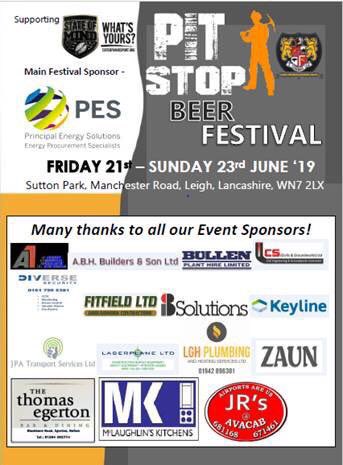 Massive weekend <a href="/Lmrjuniors/">Leigh Miners Rangers RL Academy</a> Pit Stop Beer festival starts this Friday! 🏉🍻☀️#123Miners