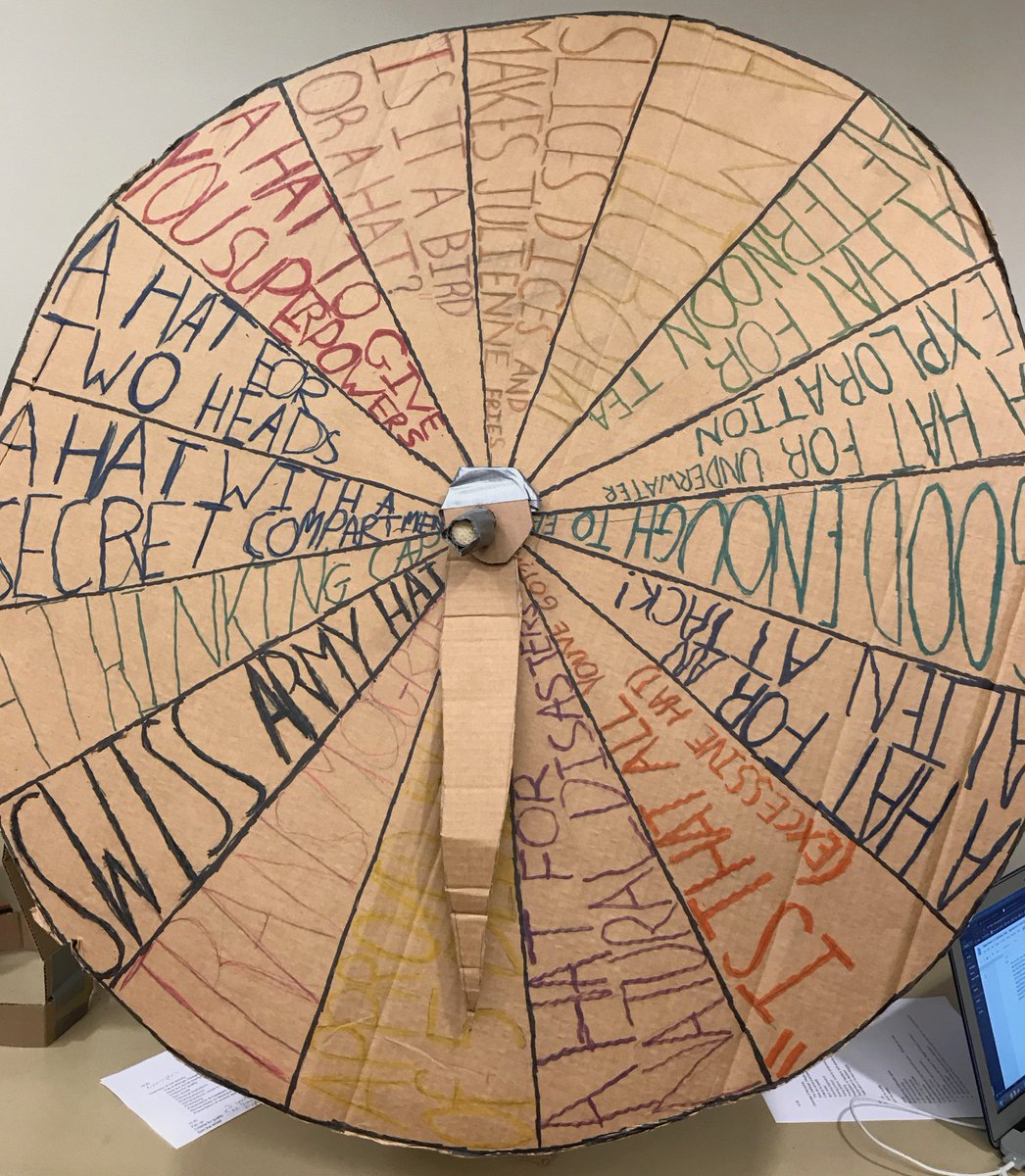 inglobaldesign's tweet photo. Department of Cardboard Hats #rapiddesign challenge at @EMUBrightFuture conference @HattMr @bruceholladay @mfahy53 https://t.co/7sfCoPFVJ5