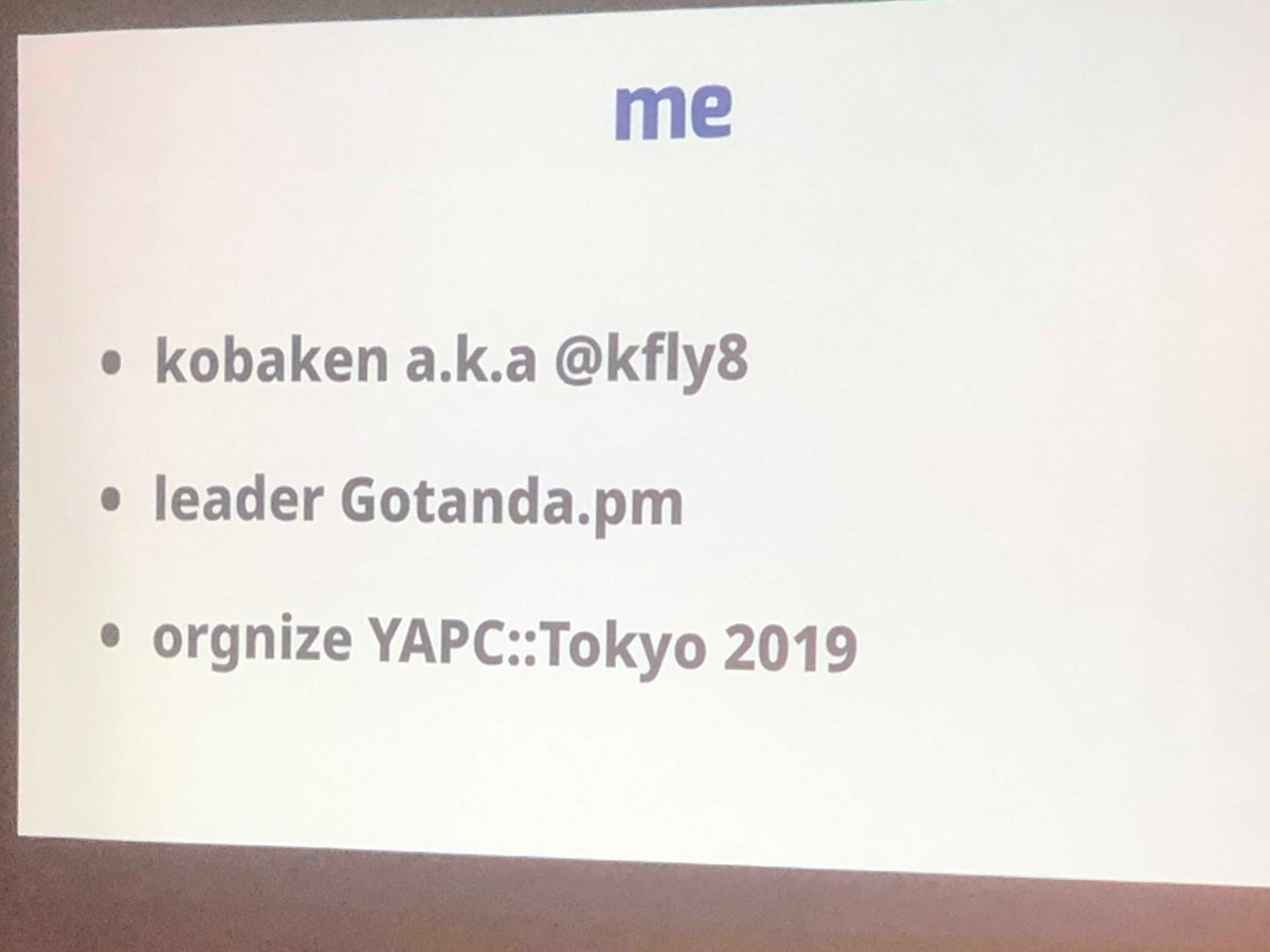 spazm's tweet image. Welcome to @kfly8 -- flew from japan to give a talk at #TPCiP at his first TPC.  Props!  Organized YAPC Tokyo.