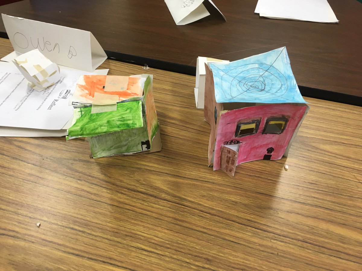 MrsMohoric's tweet photo. Last week’s group made some awesome building models. #D11summerenrichment #designthinking #architectureforkids @CSSD11 https://t.co/kcpD6JtVtI