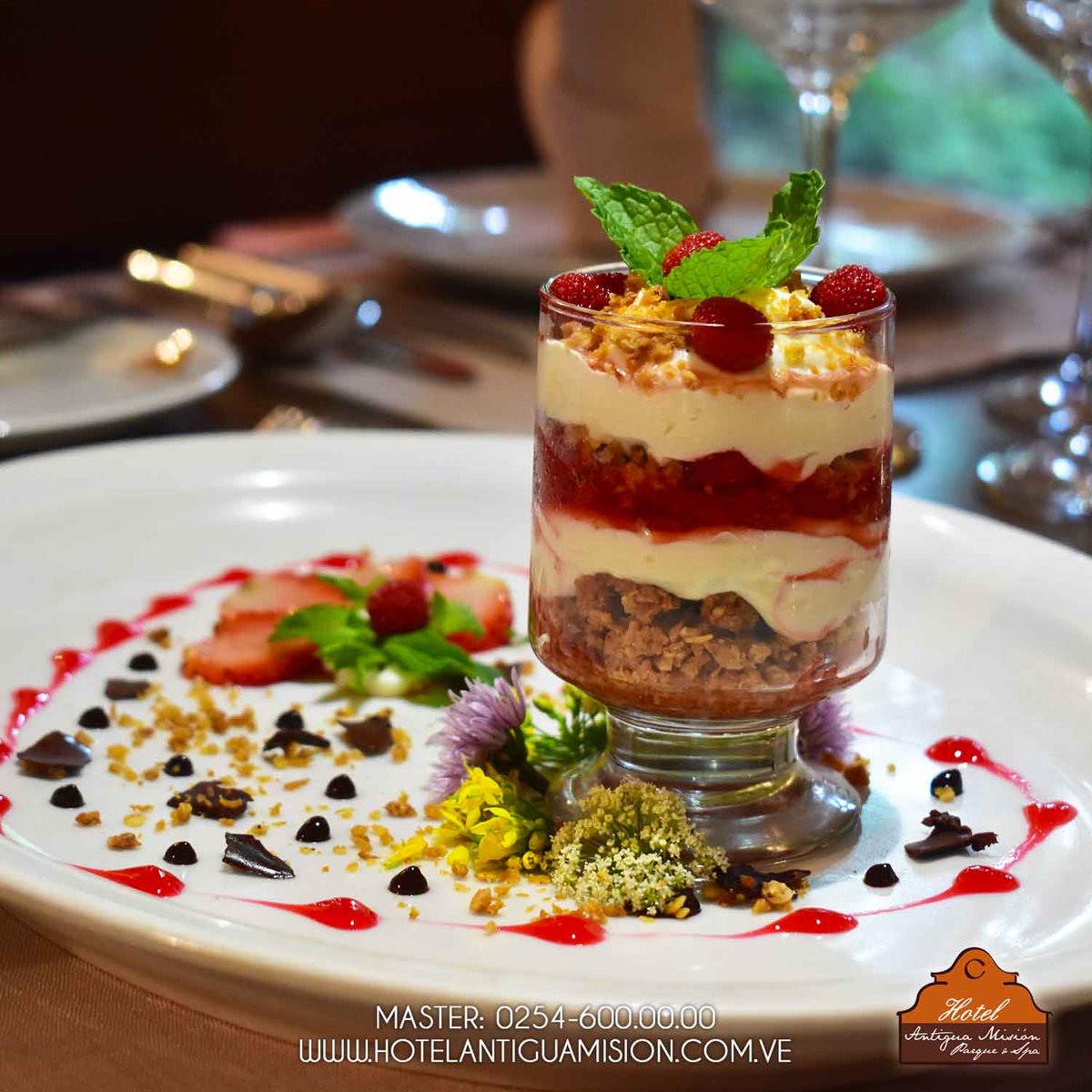 Te provoca un dulce? Disfruta de deliciosos postres como este en nuestro Restaurant El Monje <a href="/antiguamision/">Hotel Antigua Misión</a> #Delicias #Postres #Ham #Gastronomia #Naturaleza