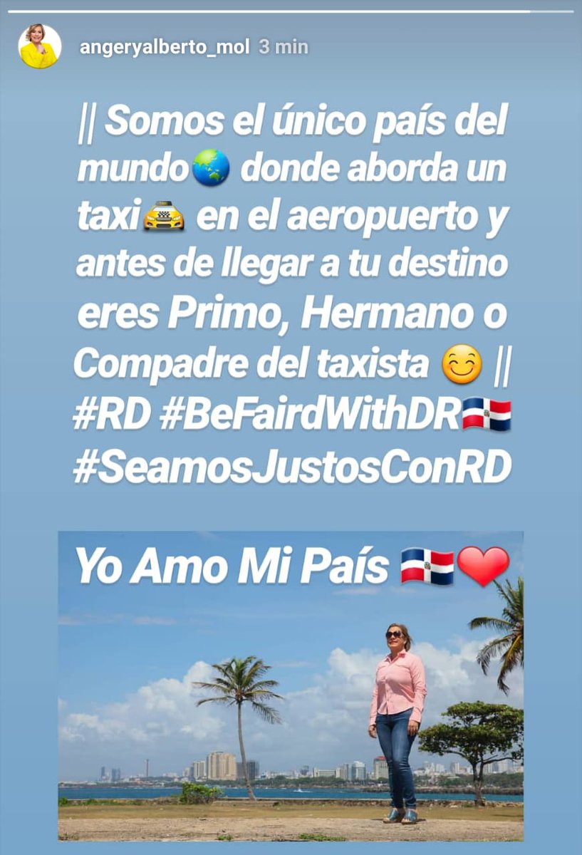 MovimientoMol's tweet photo. YO AMO MI PAÍS🇩🇴 https://t.co/5HkU5U3g21