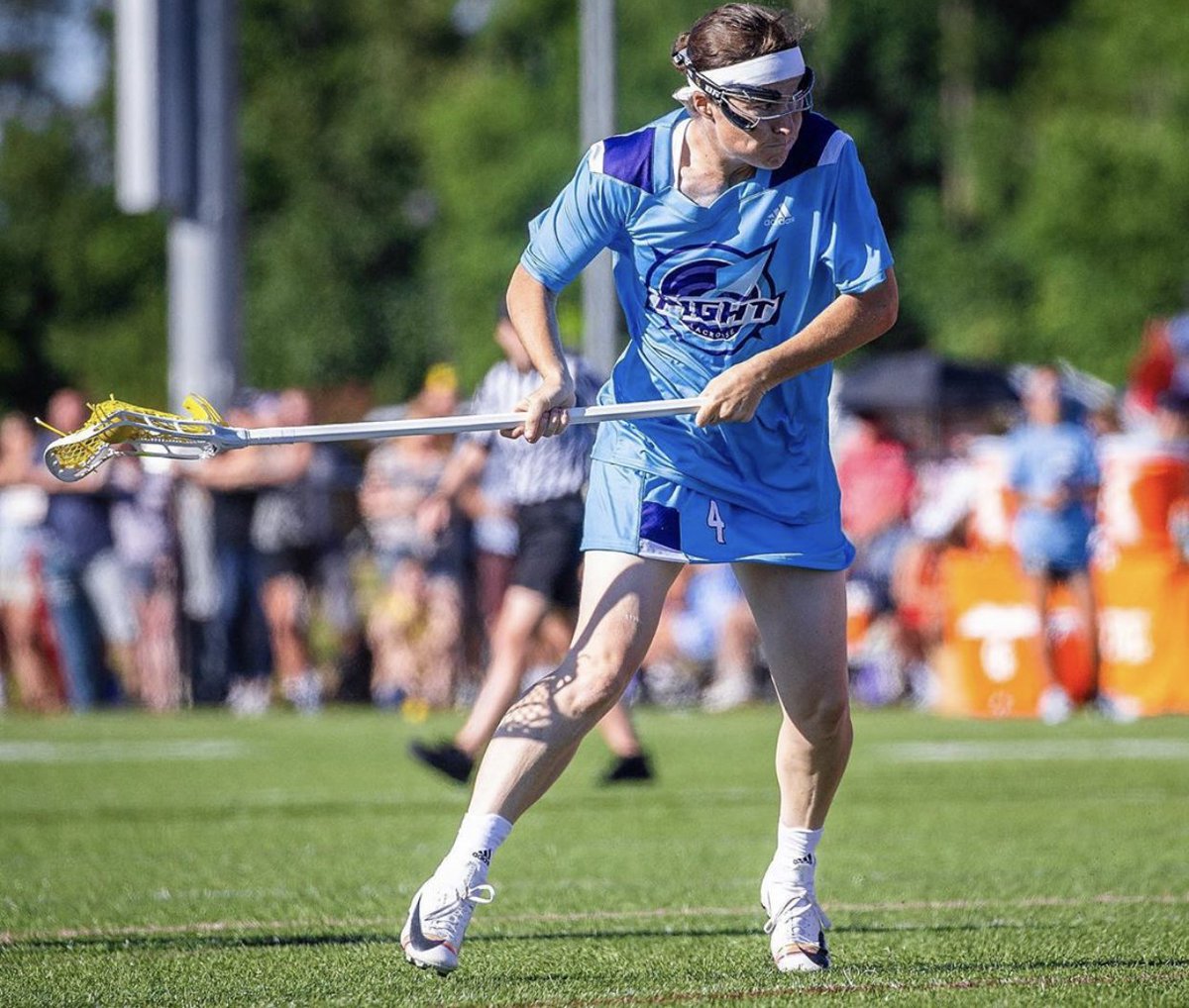 StringKing's tweet image. Talk about hold...
Katrina Dowd showing off some ridiculous control in the @WPLLFight  win over the @WPLLBrave this weekend. She finished the game with 5pts (4g, 1a) in an exciting Week 2 for @prowomenslax.
#SKComplete2 #BuiltForOffense
#TheBestTrustStringKing #Skuad