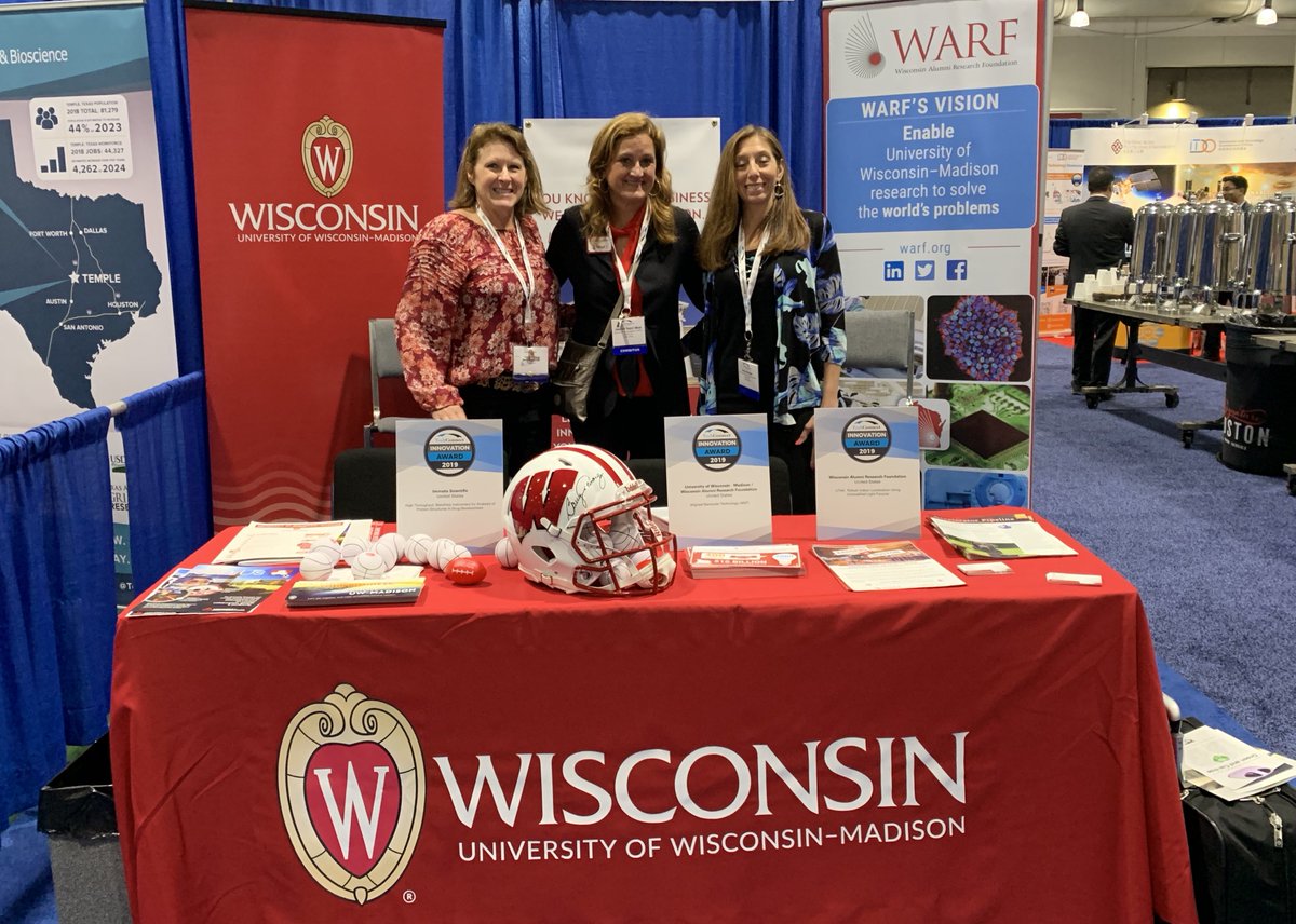 UW_OBE's tweet image. Joining @WARF_News in featuring UW discoveries and partnership opportunities @UWMadison at #TechConnectWorld 2019 in Boston.  Exciting to connect with this international audience of industry leaders, investors and entrepreneurs. #UWInnovates