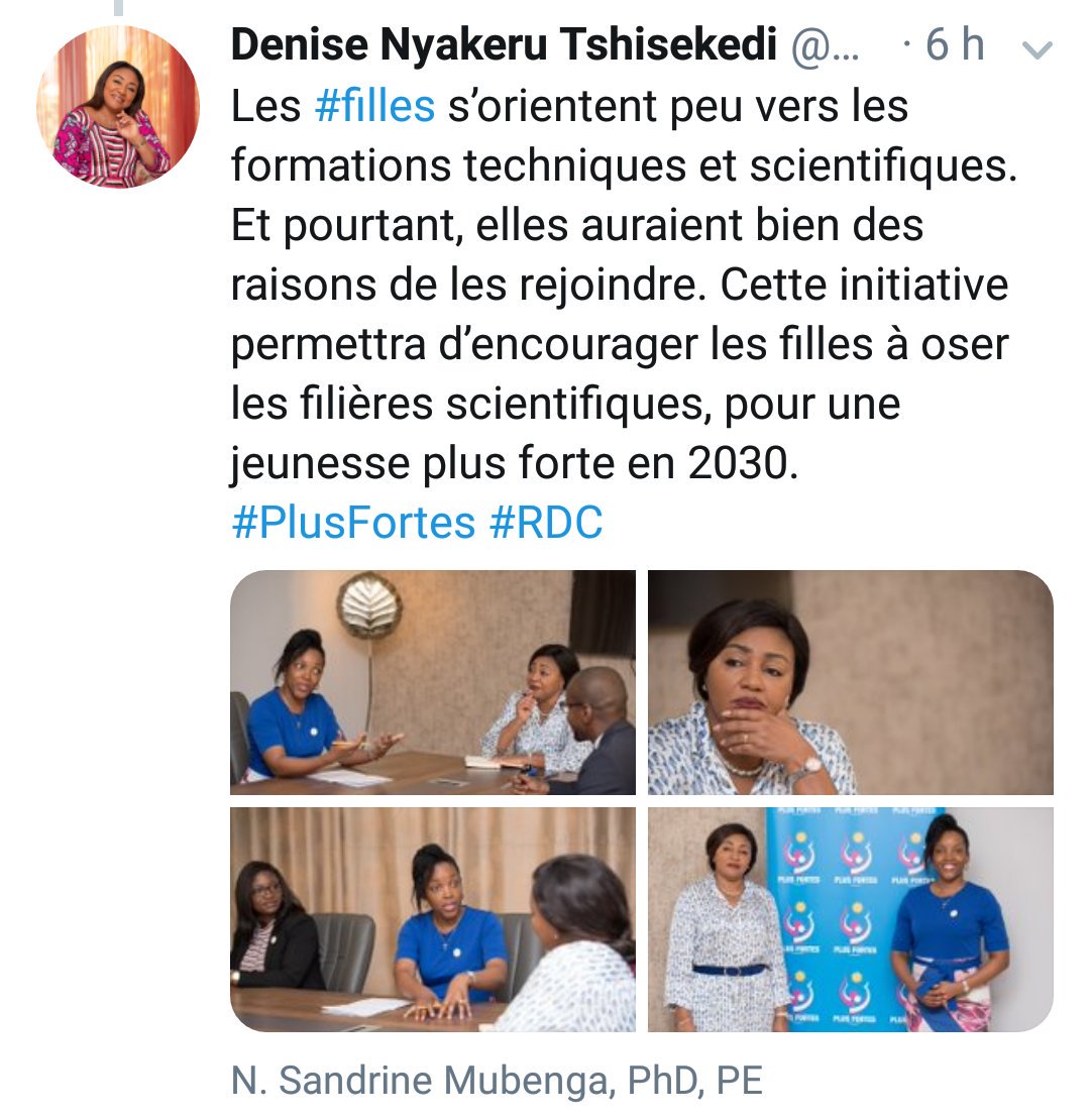Lusinde2's tweet image. Dear Mrs Dr. Vera Songwe
A #STEMDRC initiative will be launch on next Wed 19th June in Kinshasa @AfricaGirlsEduc @DeniseNyakeru @NgalulaPe