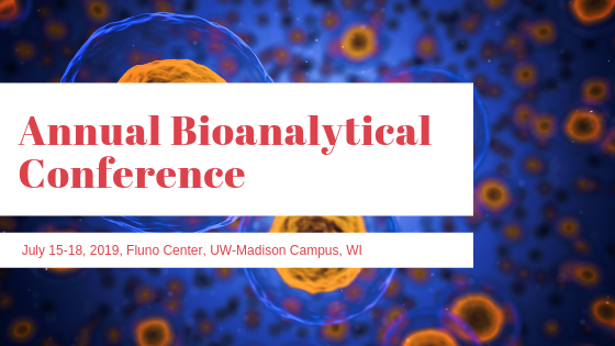 UW_MADISON_DPPD's tweet photo. Early registration for the 20th Annual #Bioanalytical Conference closes in two weeks. Register by 07/01/19 and take advantage of discounted early bird registration fees. https://t.co/70PPyfOcHK https://t.co/gasujgVaxX