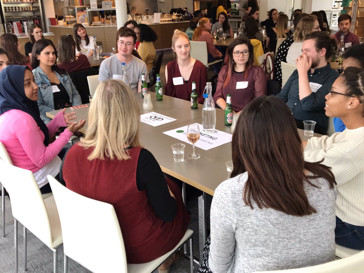 SYP_LDN's tweet photo. Marketing are often distinguished from publicity in that they work with paid promotions - anything from Tube advertising to working with influencers to help books find their readers! #SYPSpeedDating https://t.co/OIvlAJyhYn