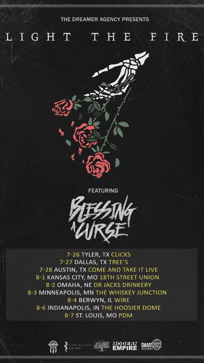 New tour dates with our new friends in <a href="/BlessingACurse/">Blessing A Curse</a>