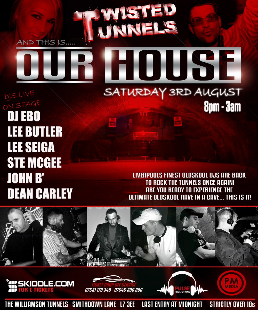 Twisted Tunnels is Back on the 3rd of August Early Bird tickets on sale below!
skiddle.com/whats-on/Liver…