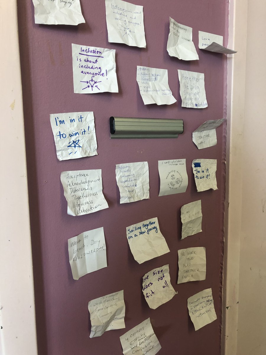 ShannonCYC's tweet image. What 6 words would you use to describe #inclusion??  Thank you @stilecroft1 for such a welcoming environment!!! Always a privilege to present alongside my #mentor and #friend @reem_elyoussef @LC2_TDSB @tdsb_smoulton