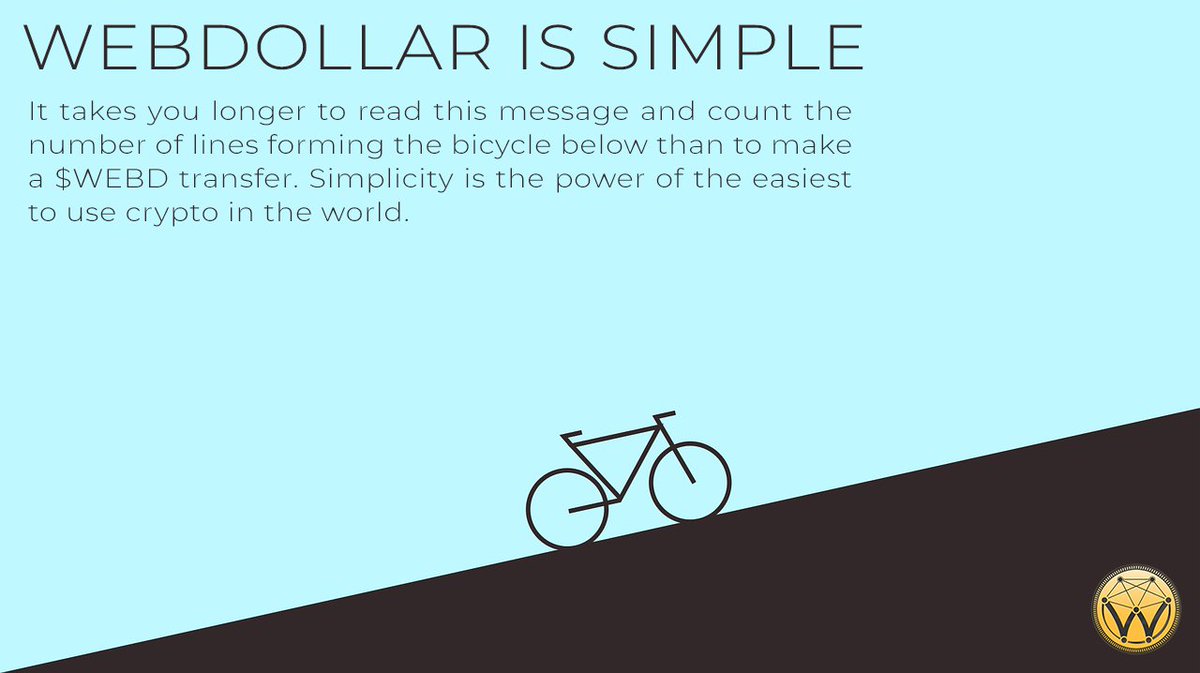 WebDollar_io's tweet photo. By the easiest to use #Crypto in the world we mean it literally takes #4clicks and few seconds to transfer any amount of $WEBD from your wallet to anywhere on the globe. #WebDollar #blockchain #cryptocurrency #money #fastmoney #CryptoNews #ALTSEASON https://t.co/pD12Bw1Qqt