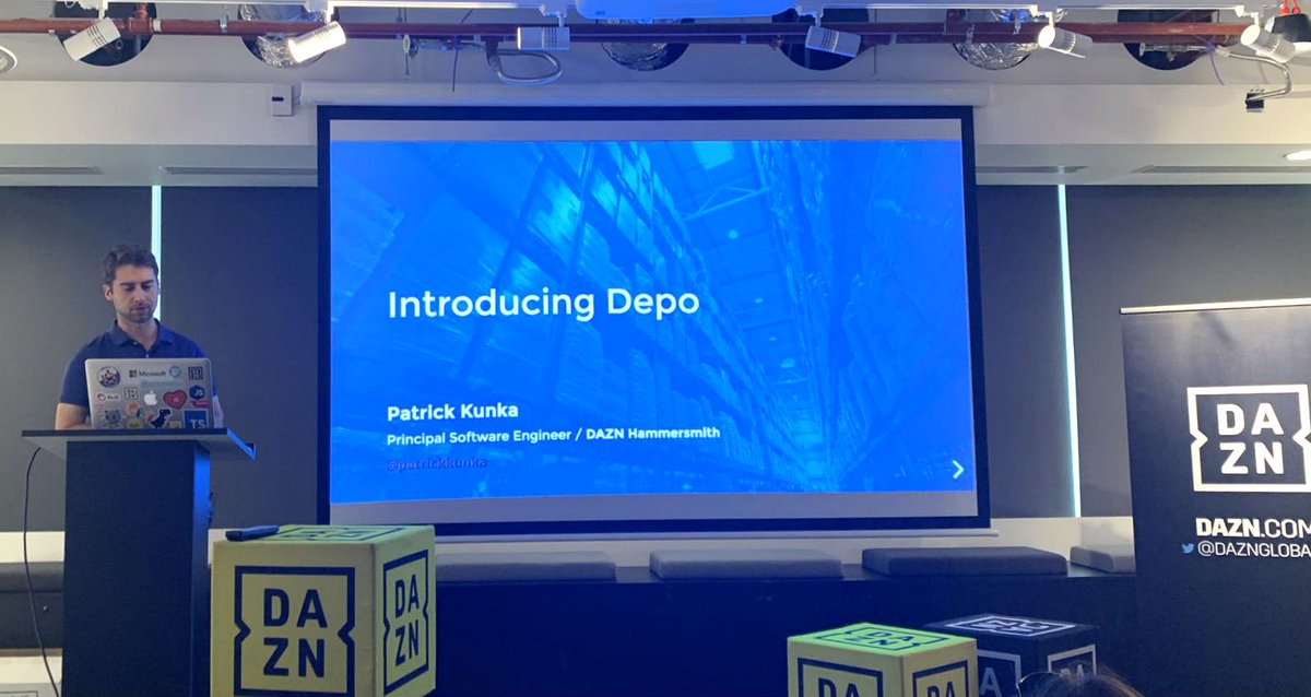 Very happy to reveal this little internal side project to the <a href="/dazneng/">DAZN Engineering</a> dev team today at our first #DAZN London dev day. Watch this space for an open source release! #Depo #JavaScript #StateManagement