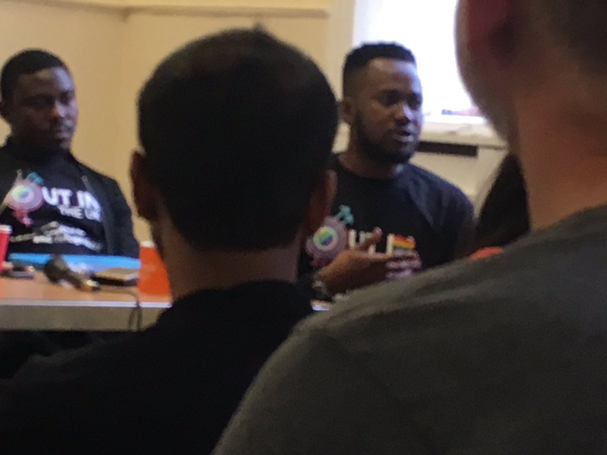 jan_mala's tweet photo. Informative, excellent evening. Hearing about harrowing experiences from friends #outintheuk @covwelcomes #RefugeeWeek #RefugeesWelcome https://t.co/mm1cIrIBpK