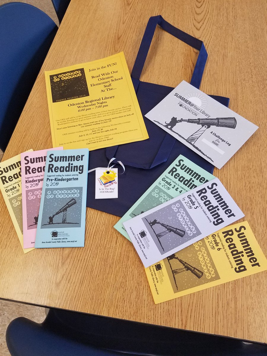 OESReading's tweet image. Ready for summer reading!!#AACPSAwesomeSummer #OESReads #AACPLS