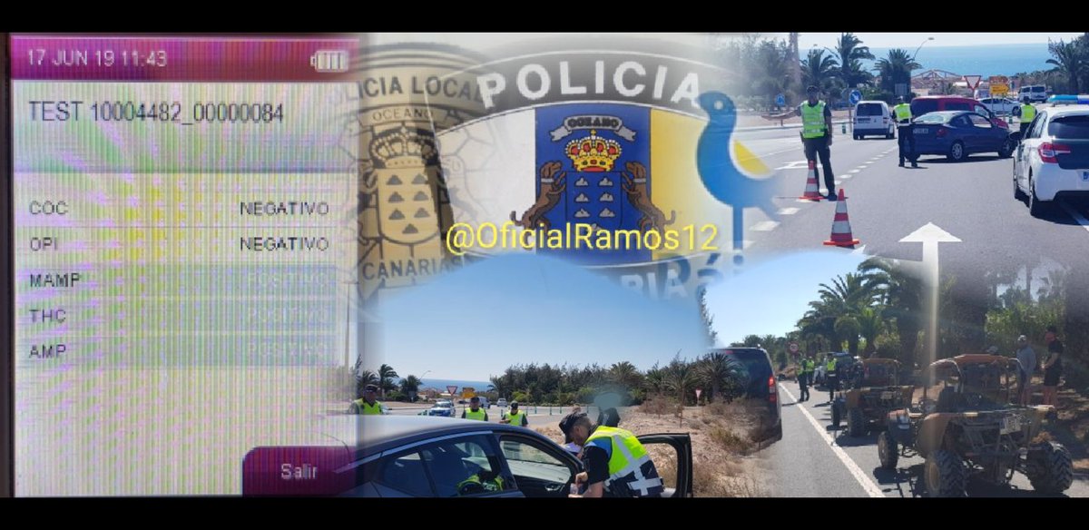 OficialRamos12's tweet photo. #Control preventivo coordinado con #GCMorroJable y @PoliciaPAJARA, en #CostaCalma durante la mañana #SeguridadCuidadana y #Tráfico.
Se tramitaron denuncias #LO4/2015 #LSV y #RGV.
Un conductor #Novel da positivo #Drogotest en 3 drogas diferentes en organismo. https://t.co/fOABEsDHkl