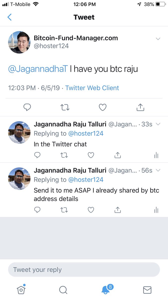 Lucifer82293463's tweet photo. @BTC_FundManager Somebody please help to recover my btc from this bitcoin fund manager he took my btc and not giving back https://t.co/BtDDkCFSBq