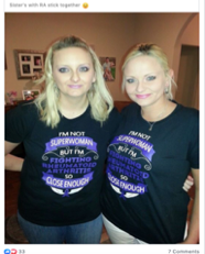 VectraScore's tweet photo. Having a supportive #RA community makes a huge difference for patients facing this chronic condition. We’re so glad that our ambassadors Meredith and Beth have each other! https://t.co/D1JucLi7G5