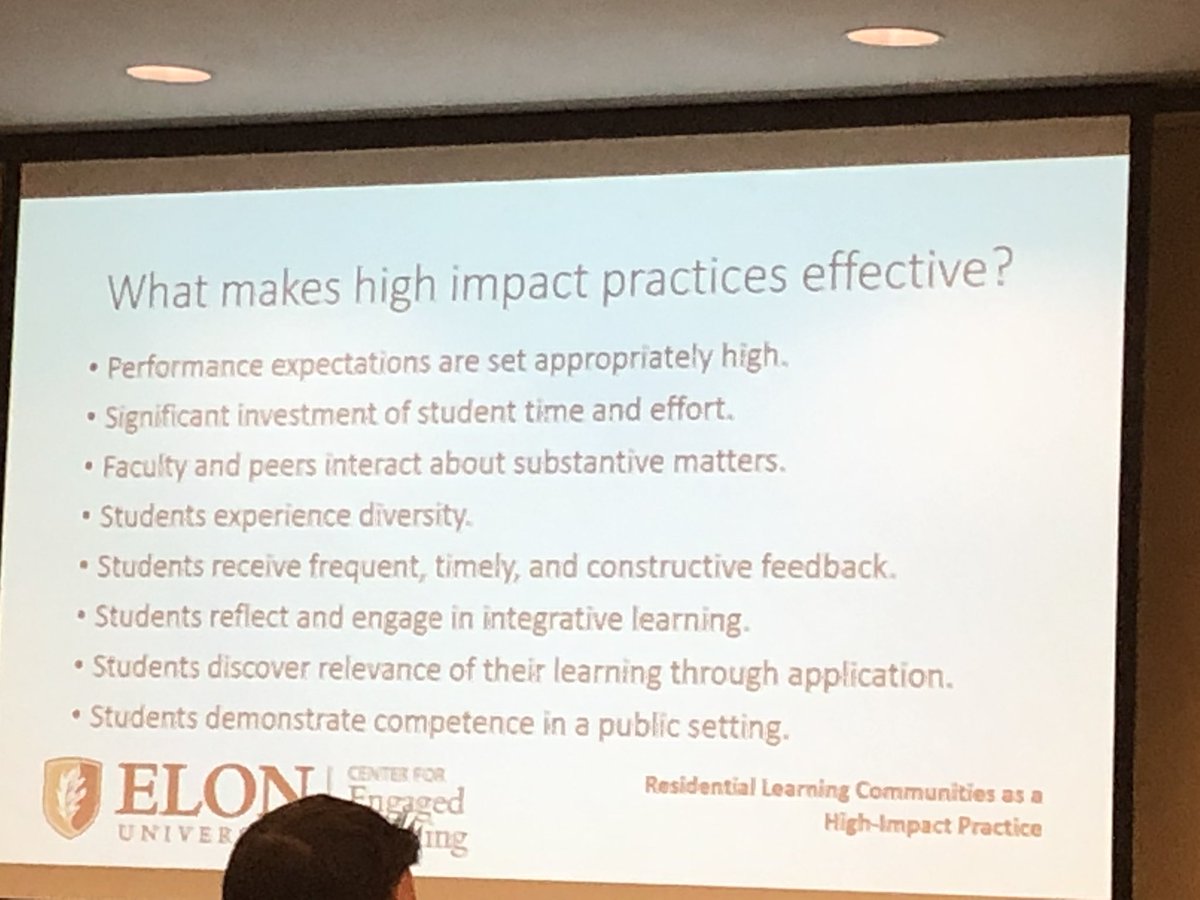 “High impact practices are high impact when done well!” #closingremarks #CELrlc